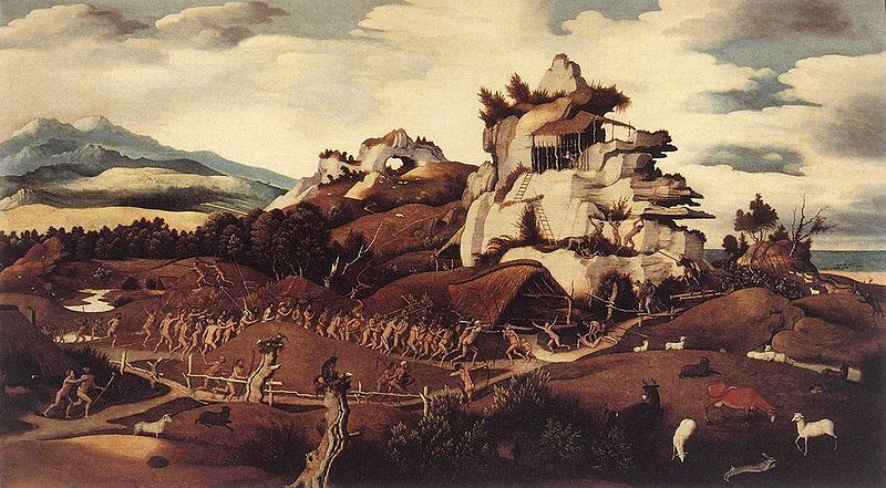 Landscape with an Episode from the Conquest of America or Discovery of America